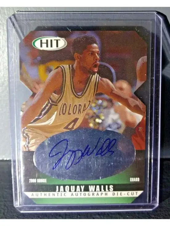 2000-01 Jaquay Walls Sage HIT Autographed Die-Cut #A30 Basketball Card