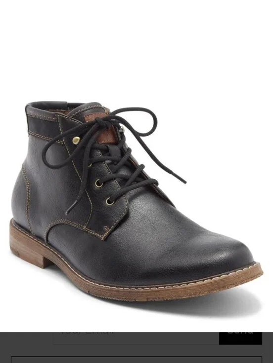 Hawker Rye Frausen Lace-Up Contrast Stitch Chukka Boot- 10.5