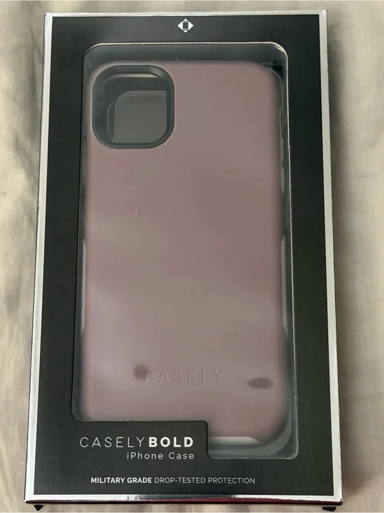 Casely Bold Protective iPhone Case in Mauve