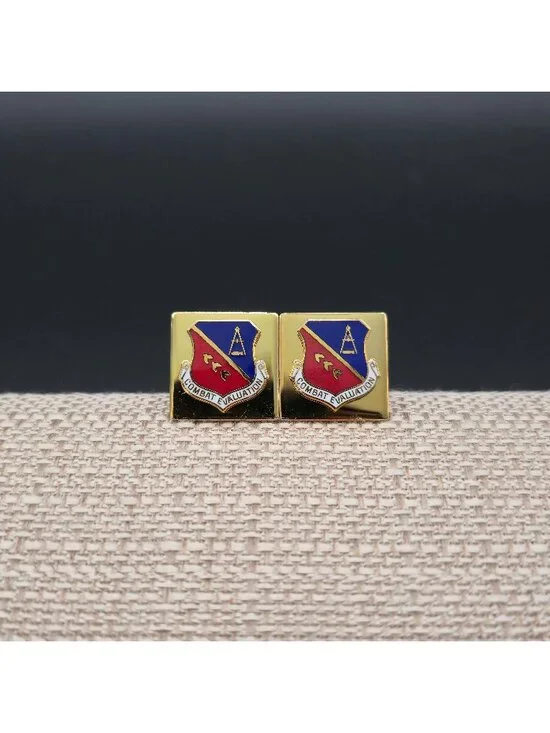 Vintage USAF 1st Combat Evaluation Group Distinctive Unit Insignia DUI Pins A801