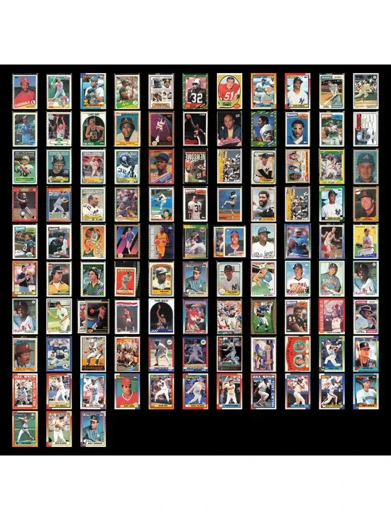 Vintage 105-Card HOF & Stars Lot Baseball Basketball Football NBA NFL MLB *READ*