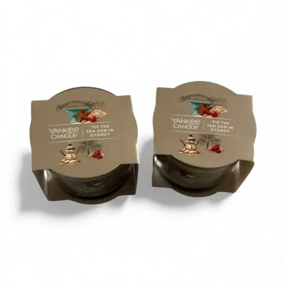 Yankee Candle Holiday Set  ‘Tis the Sea - Sun in Sydney Tan New