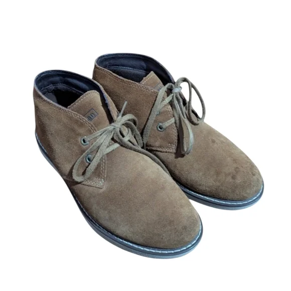 L.L Bean Stonington Brown Suede Leather Chukka Outdoors Boots Mens Sz 7.5