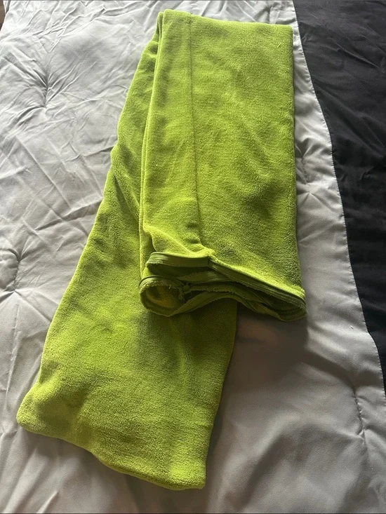 Lime green body pillow cover