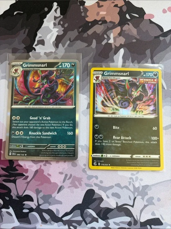 Grimmsnarl Holo Pokémon Card Mini Lot | 2 Holo Cards ✨5/$25✨