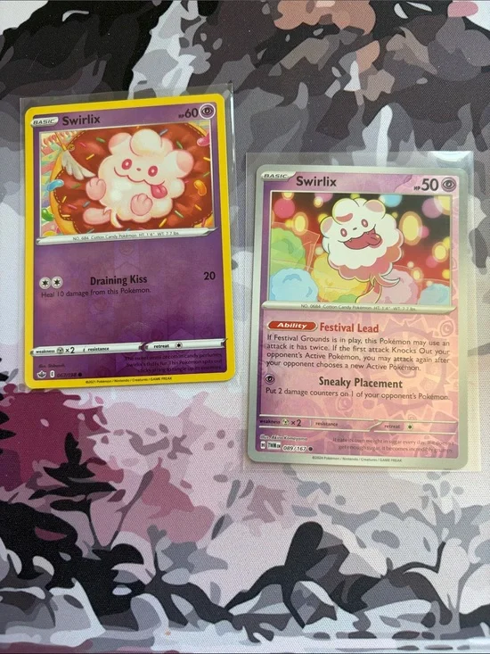 Swirlix Reverse Holo Pokémon Card Mini Lot | 2 Cards ✨5/$25✨