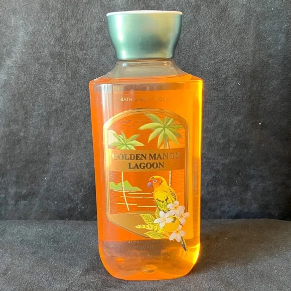 Bath & Body Works Golden Mango Lagoon Body Wash 10 oz. Bottle New Summer scent