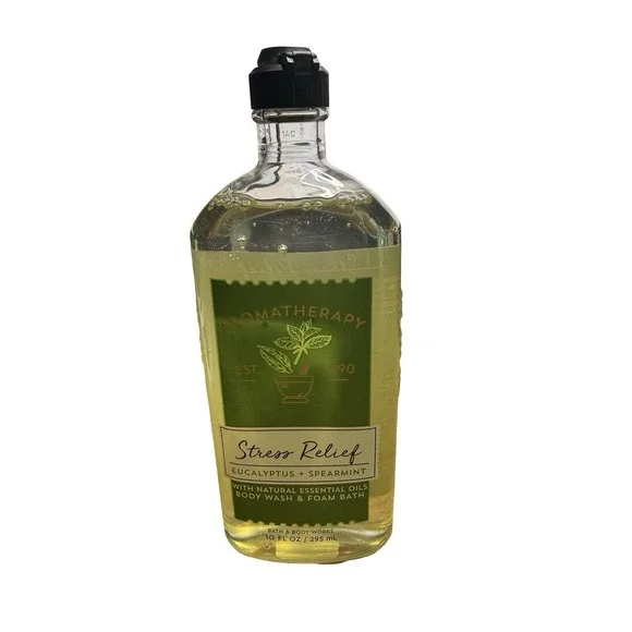 Bath & Body Works Aromatherapy Stress Relief Eucalyptus Spearmint Body Wash Foam