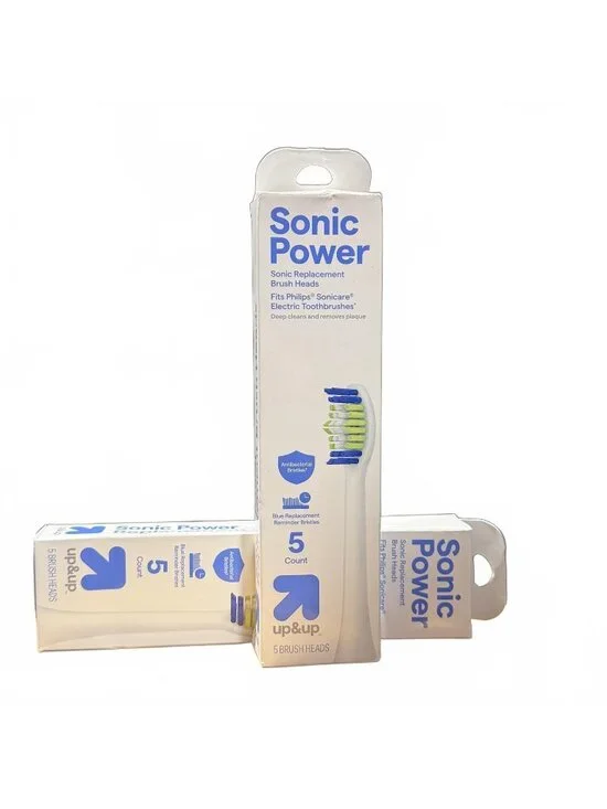 Up&Up Sonic Toothbrush Replacement Brush Heads - 10x - Fit Philip Sonicare Base