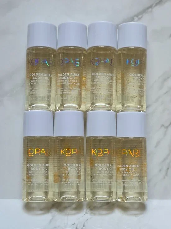 8 x Kopari GOLDEN AURA BODY OIL (0.70 oz. each)