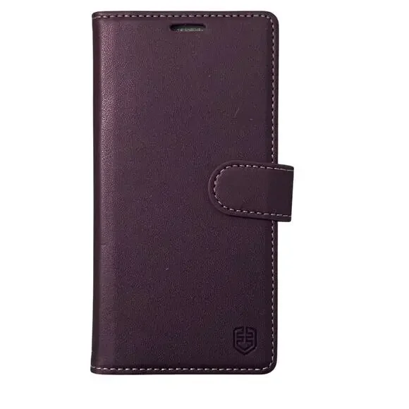 FlipPalm Purple PU Leather Wallet Flip Case Folio Card Holder Phone Cover - New
