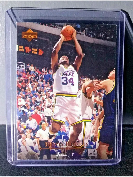 1995-96 Upper Deck Byron Russell #15 Basketball Card