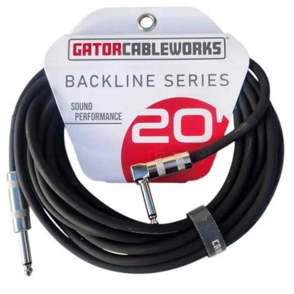 NEW 20' Electric Guitar Cable Cableworks Gator Cases Backline Series Standard 20