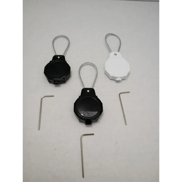 Waterproof Secure Holder Protective Air Tag Case Anti-Theft # 3. 2-Black/1-White