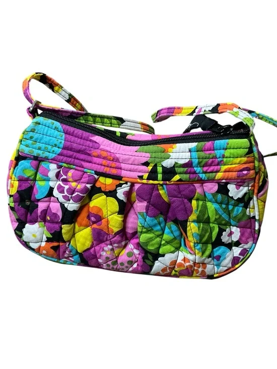 Vera Bradley Frannie Quilted Floral Crossbody in Va Va Bloom