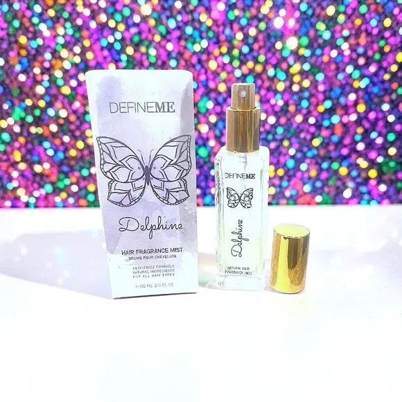 Defineme Fragrance Delphine Anti-Frizz Hair Fragrance Mist New In Box 2 fl Oz