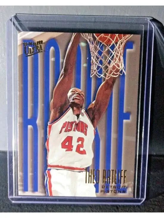 1995-96 Theo Ratliff #283 Fleer Ultra Rookie Basketball Card