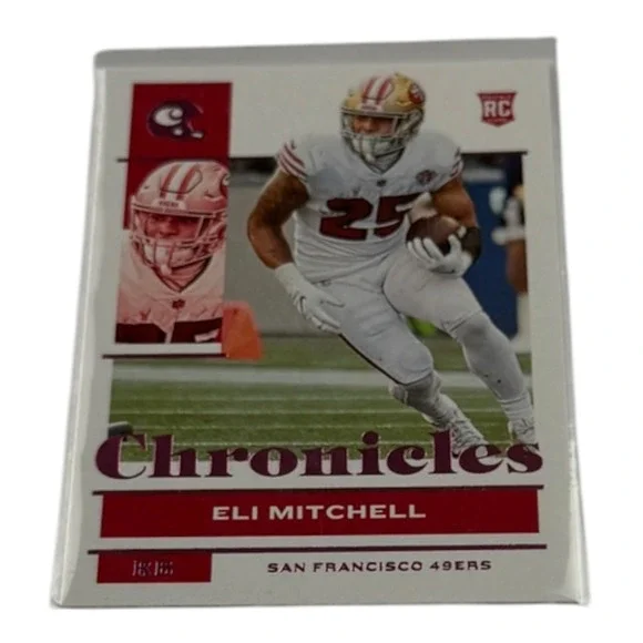 2021 Panini Chronicles Eli Mitchell Rookie Card RC #79 San Francisco 49ers NFL