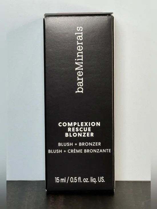bareMinerals COMPLEXION RESCUE BLONZER (KISS of Rose) NIB 15 ml / 0.5 fl oz