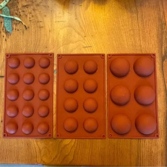Lot of candy/baking molds - Silicone Baking Dome Molds - for Candy/chocolate
