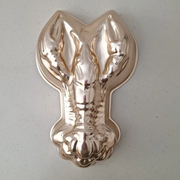 Vintage Copper Plate Lobster Wall Hanging Jello Cake Mold MCM Golden Girls