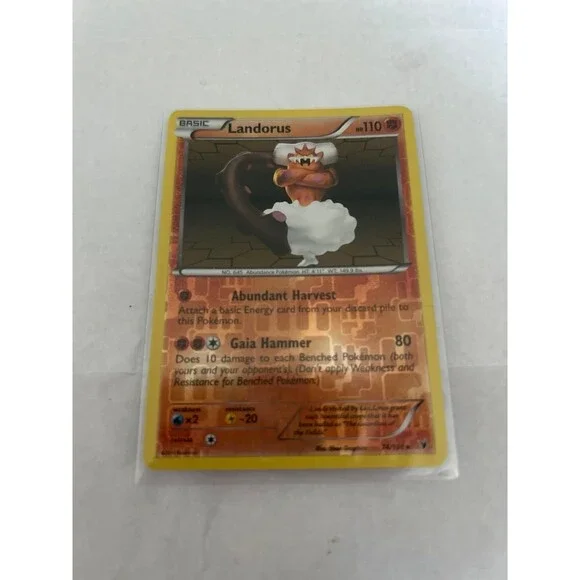Pokémon Card TCG Landorus - Black and White Noble Victories 74/101 Reverse