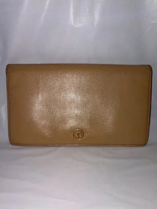 CoCo Chanel Yellow Gold Beige Wallet May 2007