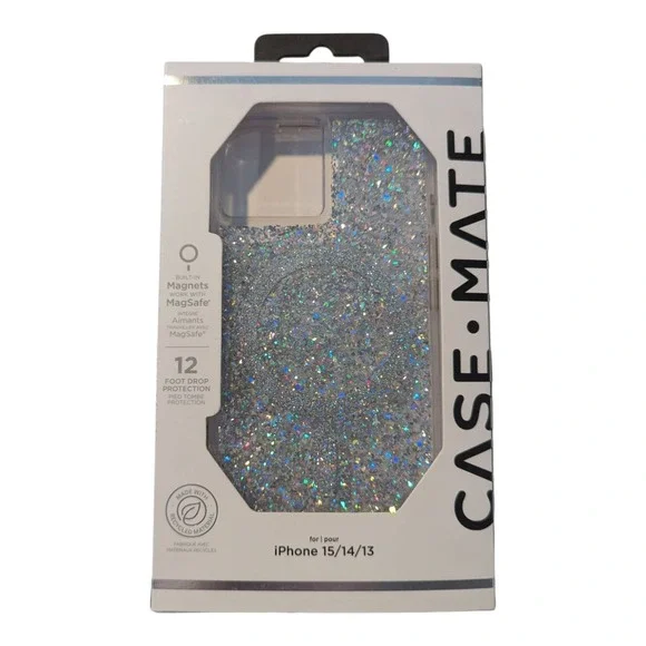 D3. Case-Mate Twinkle Disco with MagSafe Case For Apple iPhone 15 / 14 / 13