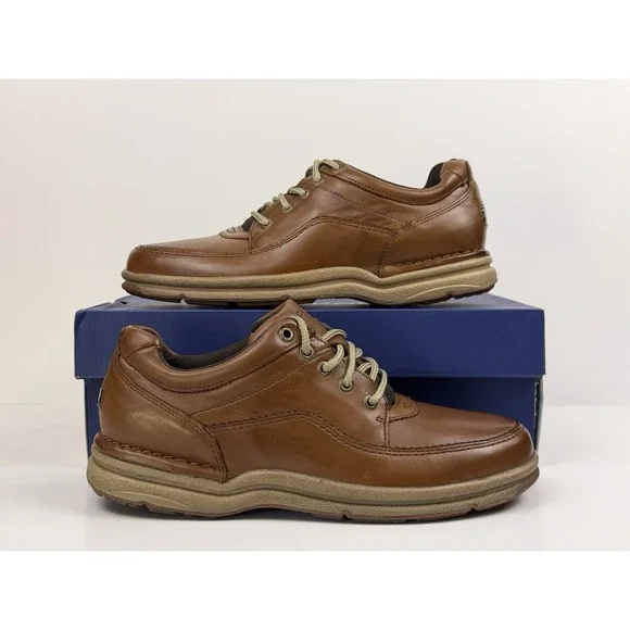 Rockport‎ WT Classic Dress Shoes Men's Size 10 Brown Leather CH3940