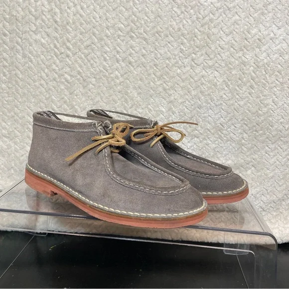 Elia Maurizi Wallabee Style Gray Suede Fleece Lined Ankle Boot Mens‎ EU 40 US 7