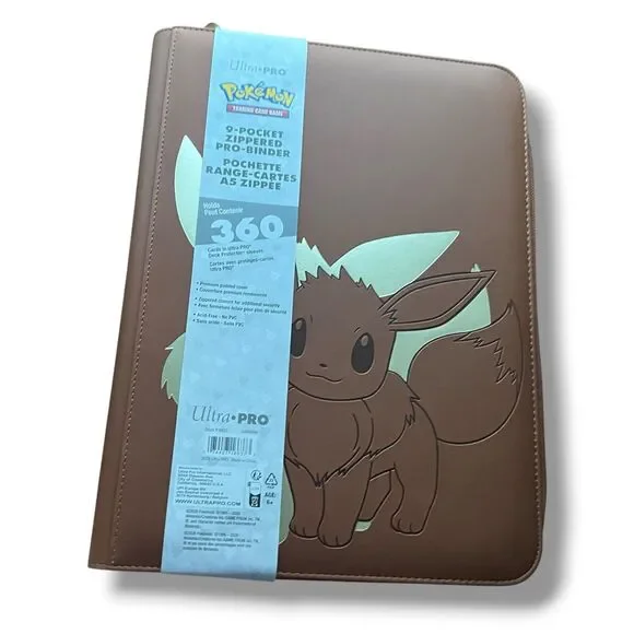 Ultra PRO - Elite Eevee 9-Pocket Zippered PRO-Binder for Pokémon