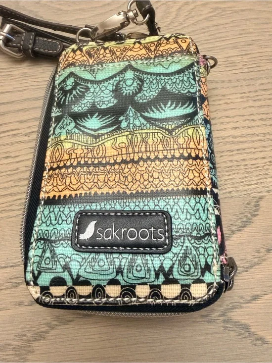 🍋 Sakroots Artist Circle Smartphone Crossbody Wallet