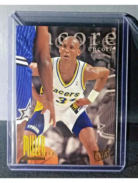 1995-96 Reggie Miller #325 Ultra Encore Basketball Card