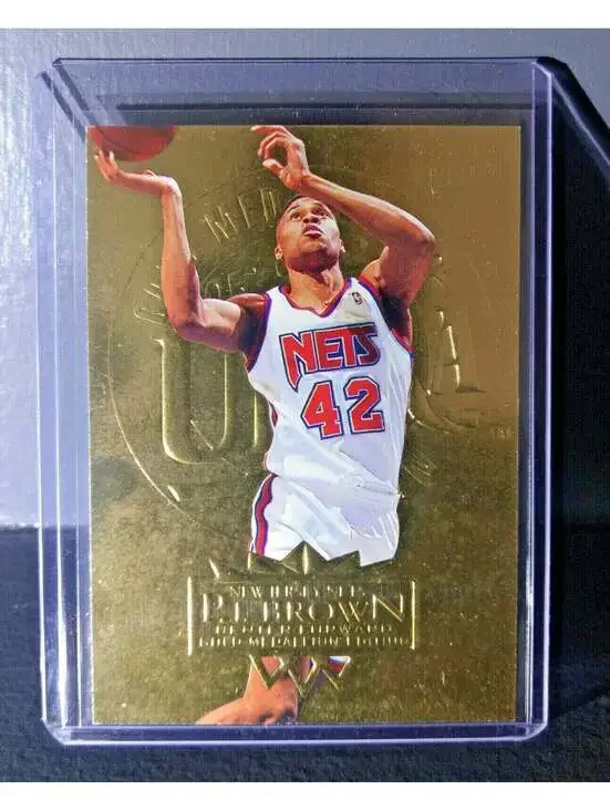 1995-96 PJ Brown Fleer Ultra Gold Medallion #112 Basketball Card