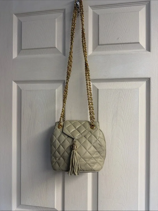 Chanel Vintage Quilted Tassel Bag