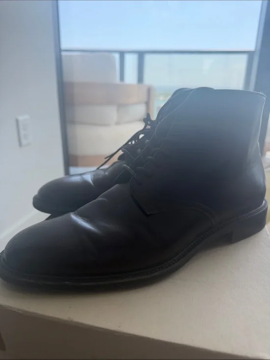 Burberry Men's Brown Leather Boots