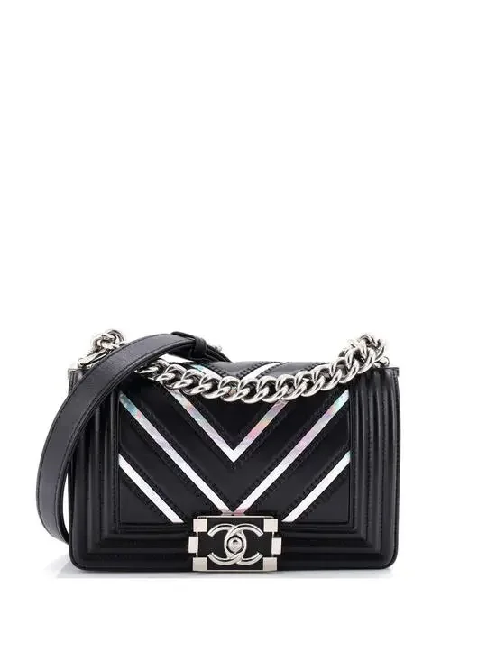 Chanel Boy Flap Bag Chevron Lambskin #259704C38B