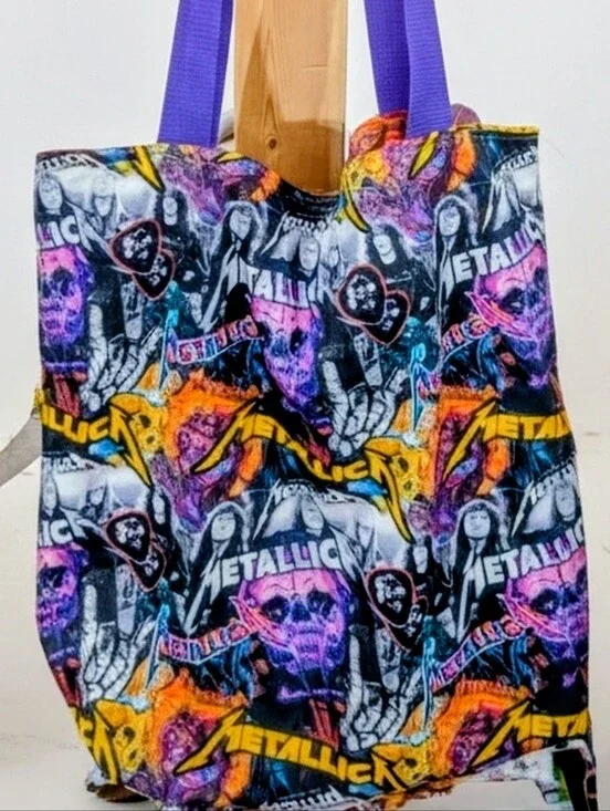 Metallica, Reusable, Reversible Tote Bag