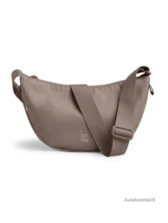 Water-Resistant Recycled Crossbody Bag with Adjustable Strap