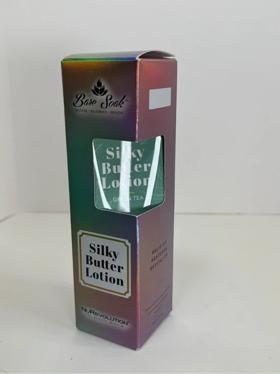 Bare Soak Green Tea Premium Collection Silky Butter Lotion 3.4 fl oz 100 ml New