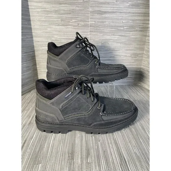 Rockport Mens Weather Ready Marangue II Hiking Trail Boots Gray Waterproof 9 New