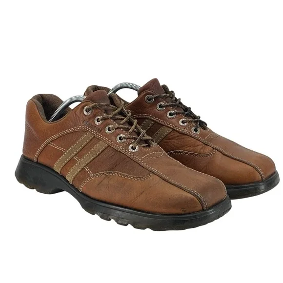 VTG Bed Stu Men's‎ US 8.5-9.5 EU 42 Brown Leather Oxford Chunky Sole Y2K