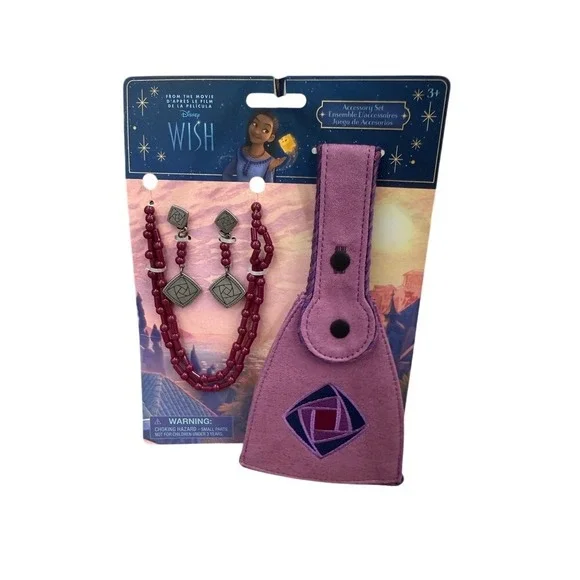 Disney‎ Wish Accessory Set Necklace Earrings Roleplay Pretend Play New