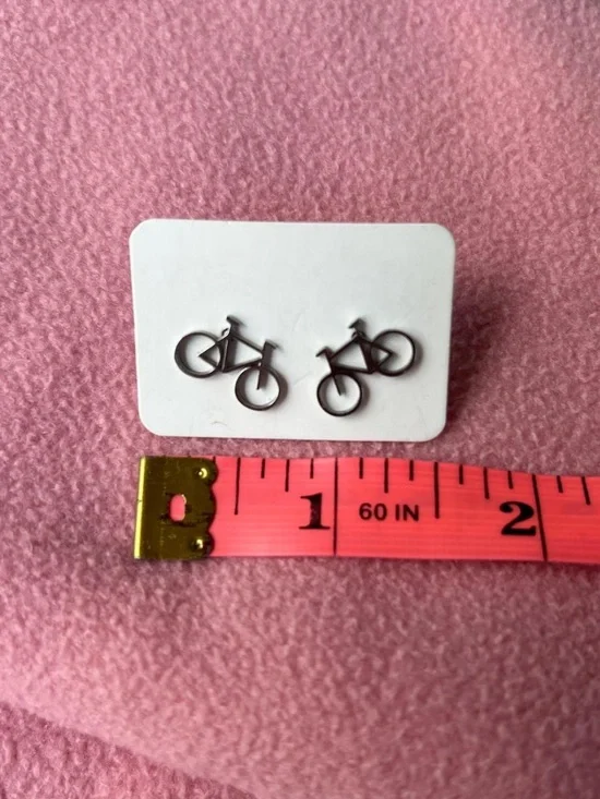 Bicycle earrings