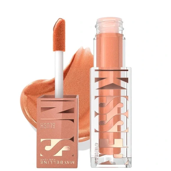 💎 Maybelline Sunkisser Multi Use Blendable Liquid Blush 10 Sun Tempt New