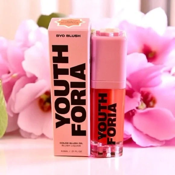 💎 Youth Foria BYO Blush Tinted Blush Oil Turn Up The Sunshine Full-Size NIB