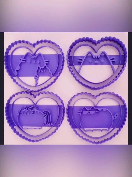 Pusheen cookie cutter set