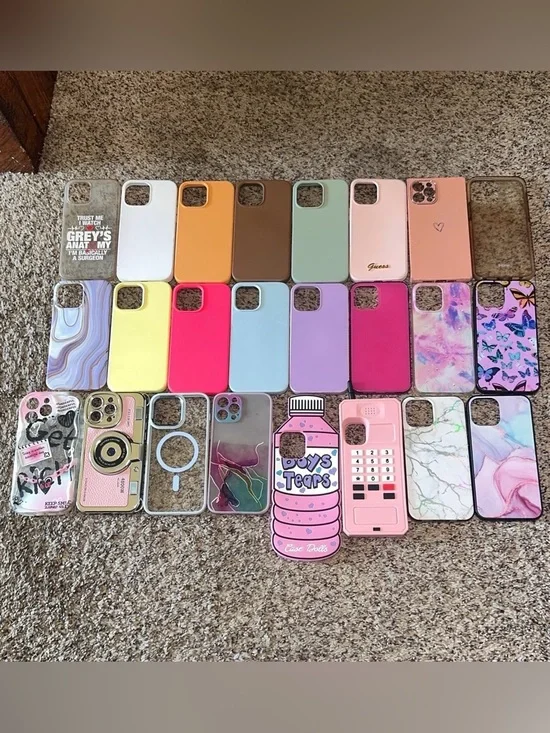 Used & unused iPhone 12 Pro Max cases. I can sell them all together or separate.