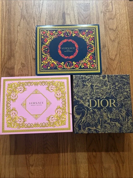 Dior Black and Gold Decorative Gift Box