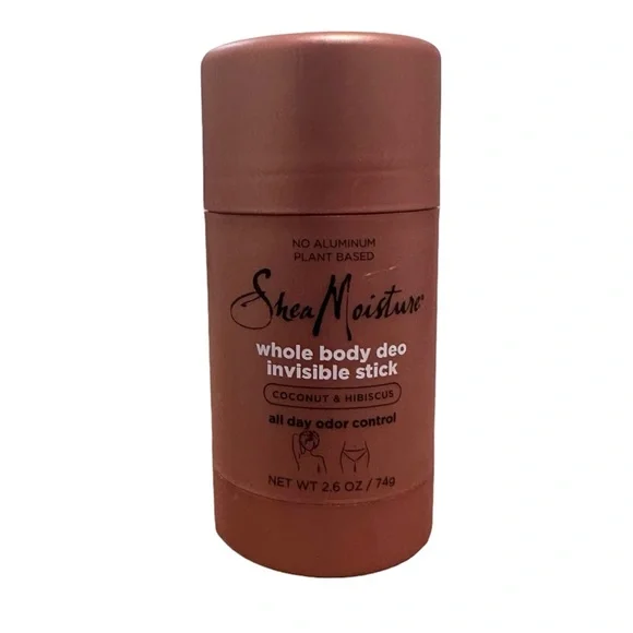 SHEA MOISTURE Coconut & Hibiscus Whole Body Invisible Stick Deodorant NEW